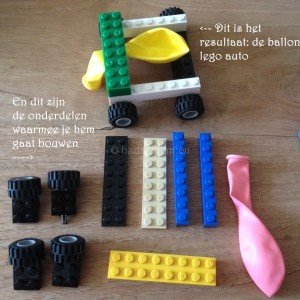 ballonauto van lego_de onderdelen om hem te maken_DIY door het creatieve lifestyle blog Badschuim.eu