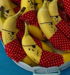 Afscheid kinderdagverblijf banaan traktatie