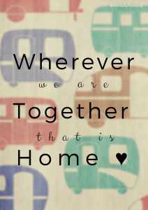 Wherever together home Quote I Creatief Lifestyle blog Badschuim