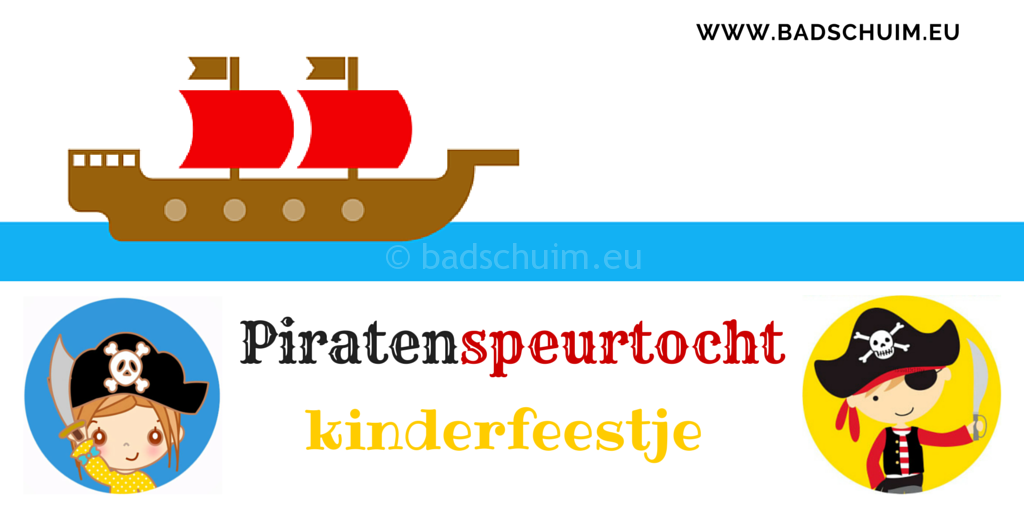 Piratenspeurtocht kinderfeestje I Creatief lifestyle blog Badschuim