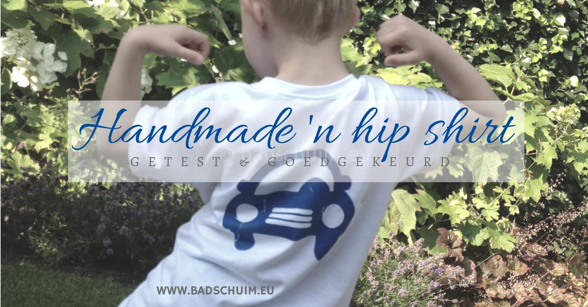 Handmade hip - coole kids shirts I Review by creatief lifestyle blog Badschuim