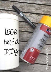 LEGO hoofd DIY I stappenplan gemaakt door het creatief lifetstyle blog Badschuim