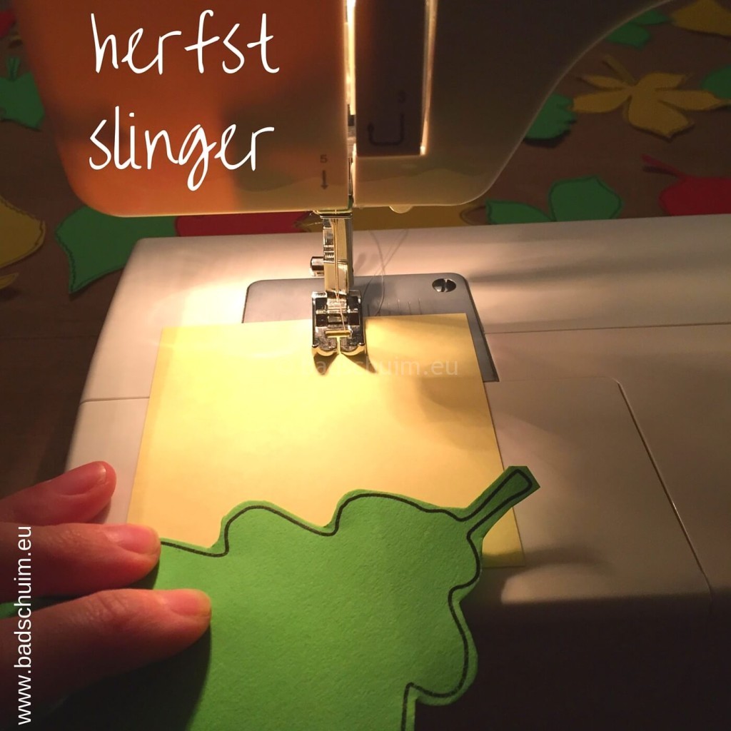 Herfstslinger maken met papier I stap 02 I gemaakt door het creatief lifestyle blog Badschuim