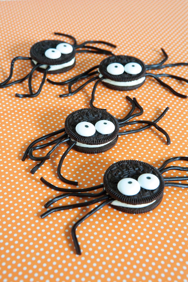 Knutselen Halloween - SPIN koekjes I te vinden op het creatief lifestyle blog Badschuim