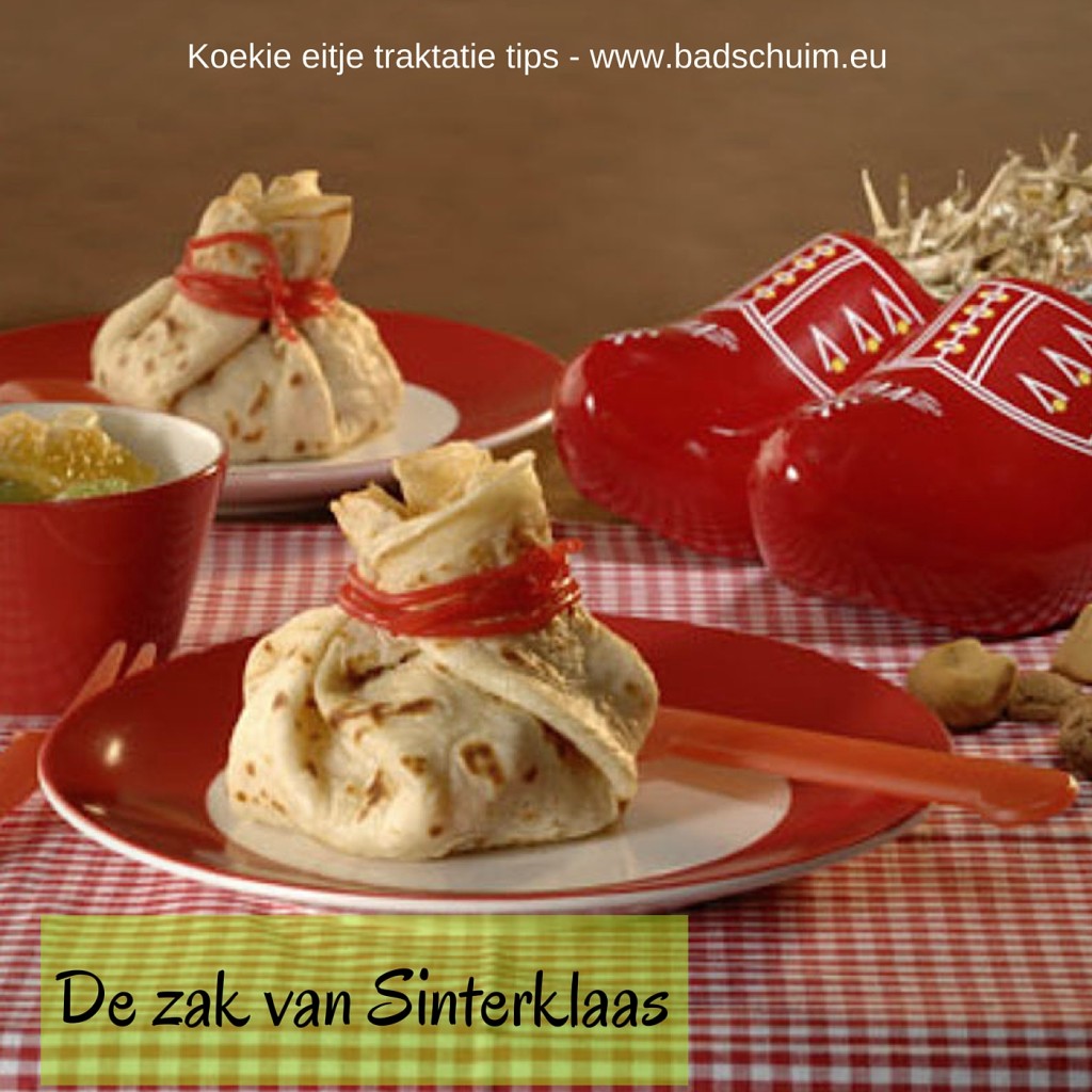 De zak van Sinterklaas - Koekie eitje traktatie tips I te vinden op het het creatief lifestyle blog Badschuim