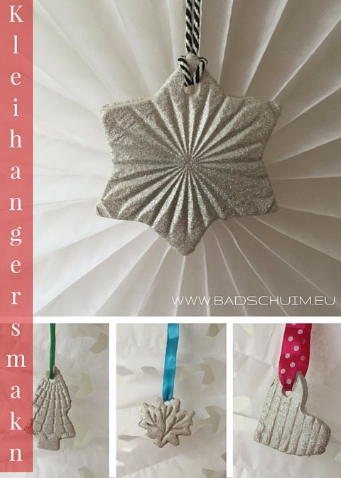 Klei hangers zelf maken- gemaakt door het creatief lifestyle blog www.badschuim.eu