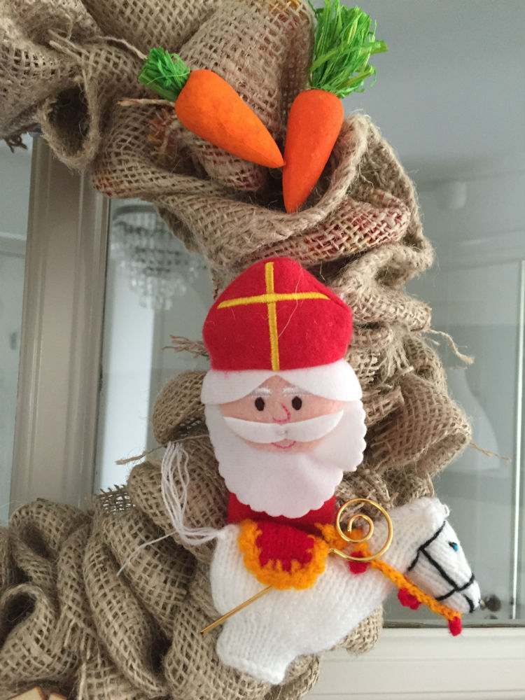 Sinterklaas krans zelf maken - Sint DIY