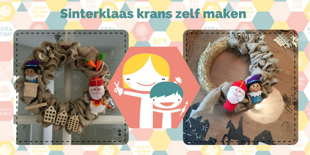 lancering Vochtig Stationair Sinterklaas krans zelf maken - Sint DIY woondecoratie