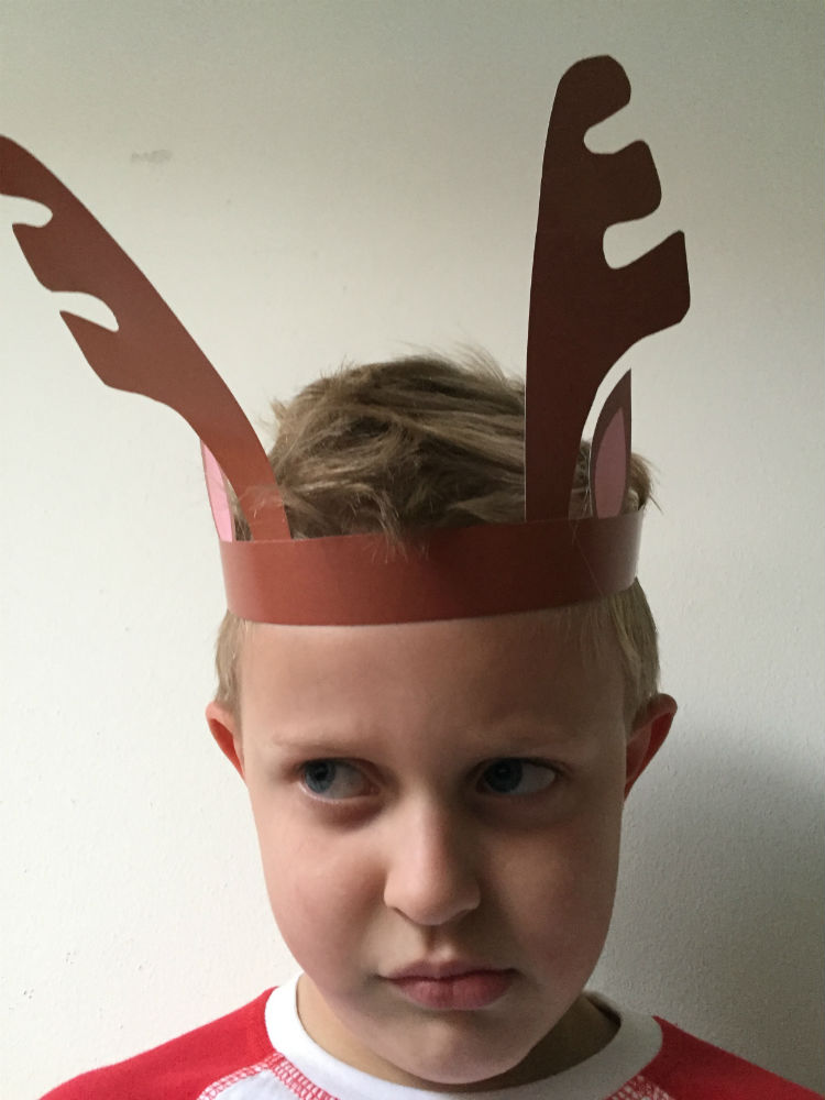 DIY Rendier hoed_ kinder kerst DIY